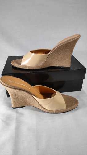Leder slipper beige - leder,